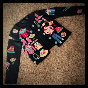 Michael Simon Western Cowgirl Cardigan Sweater